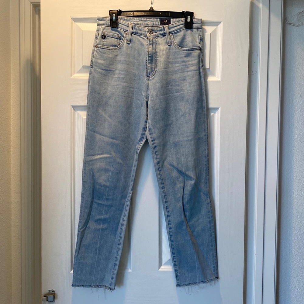 AG Vintage high waisted tapered leg, the Phoebe Jean, size 28R.